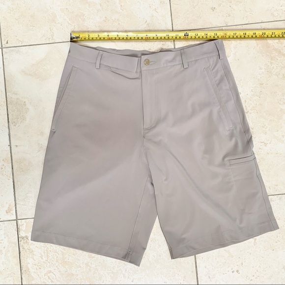 NIKE | DRI-FIT CHINO KHAKI GOLD SHORTS CASUAL COMFORT PERFORMANCE CLASSIC FIT - Picture 3 of 5